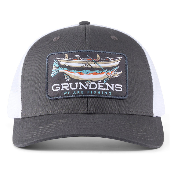 Grundéns Drift Boat Trucker Charcoal/White i gruppen Kläder & Skor / Kepsar & Huvudbonader / Kepsar / Truckerkepsar hos Fishline (50463-123-0001)