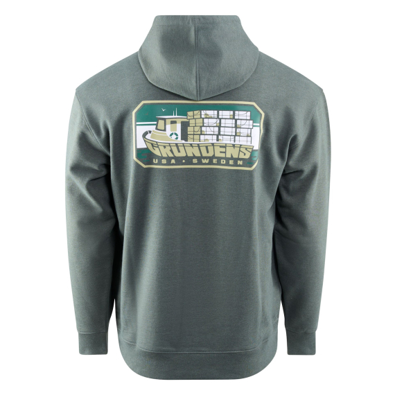 Grundéns Displacement DWR Hoodie Trapper Forest Heather i gruppen Superdeals-se / Paketpris hos Fishline (50506-312-0013r)