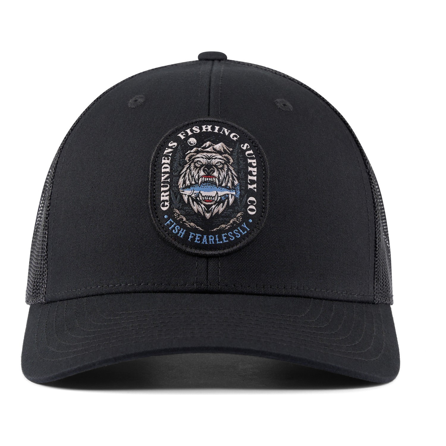 Grundéns Bear Essentials Trucker Black i gruppen Kläder & Skor / Kepsar & Huvudbonader / Kepsar / Truckerkepsar hos Fishline (50510-001-0001)