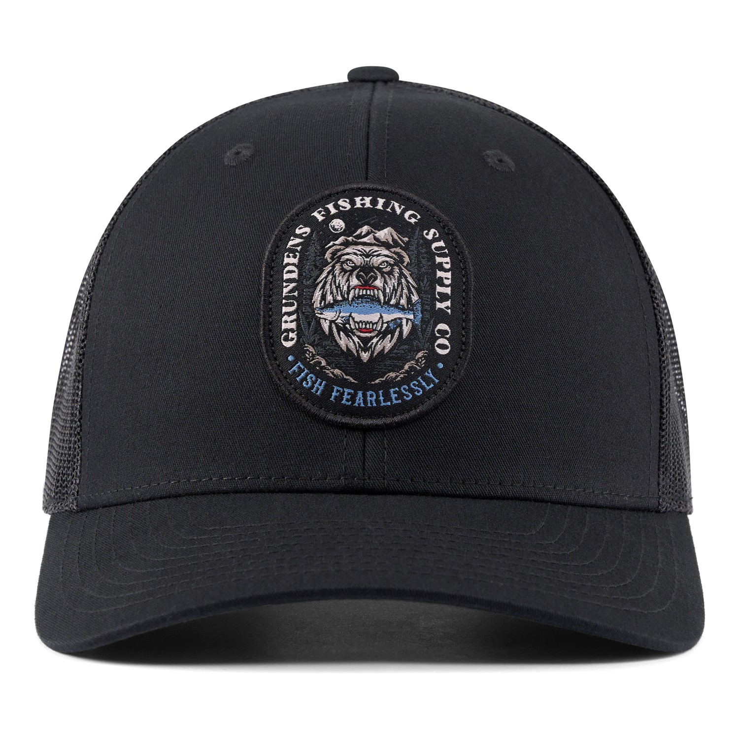 Grundéns Bear Essentials Trucker Black i gruppen Kläder & Skor / Kepsar & Huvudbonader / Kepsar / Truckerkepsar hos Fishline (50510-001-0001)