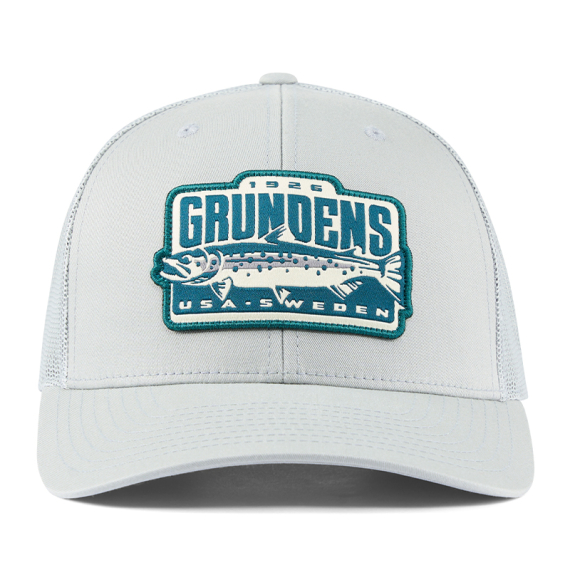 Grundéns Chrome Chaser Trucker Silver i gruppen Kläder & Skor / Kepsar & Huvudbonader / Kepsar / Truckerkepsar hos Fishline (50512-071-0001)