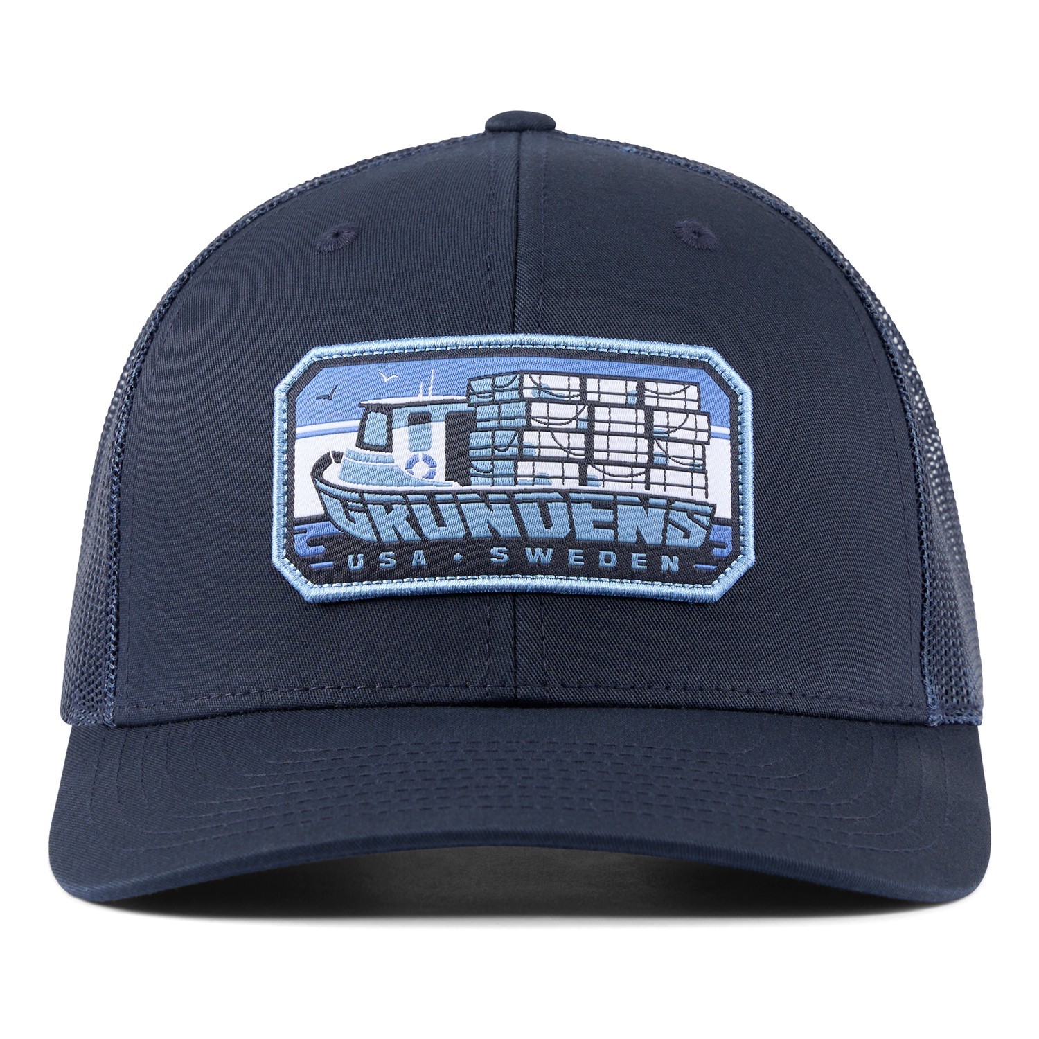 Grundéns Trapper Trucker Navy i gruppen Kläder & Skor / Kepsar & Huvudbonader / Kepsar / Truckerkepsar hos Fishline (50536-410-0001)