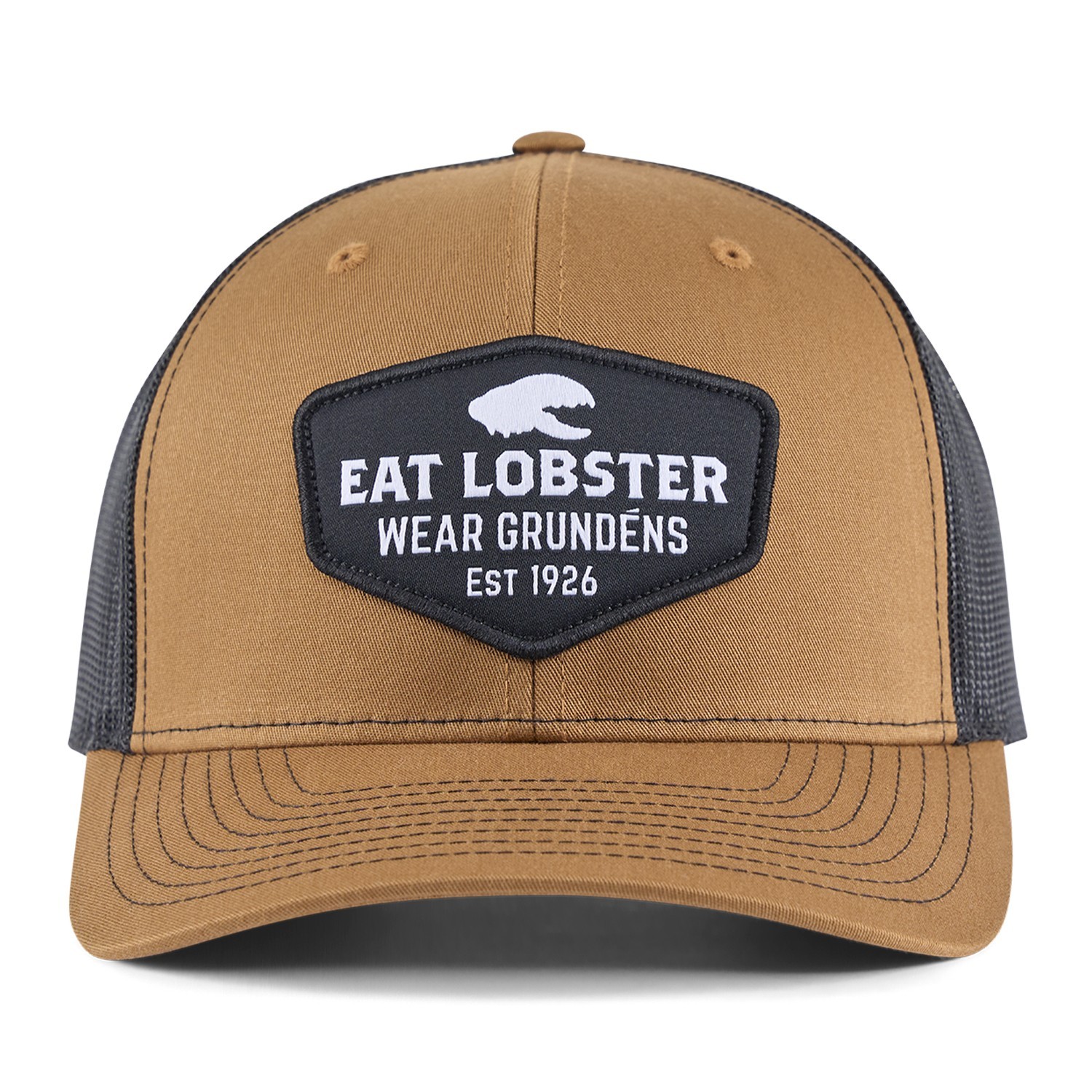 Grundéns Eat Lobster Trucker Dark Rum i gruppen Kläder & Skor / Kepsar & Huvudbonader / Kepsar / Truckerkepsar hos Fishline (50553-257-0001)