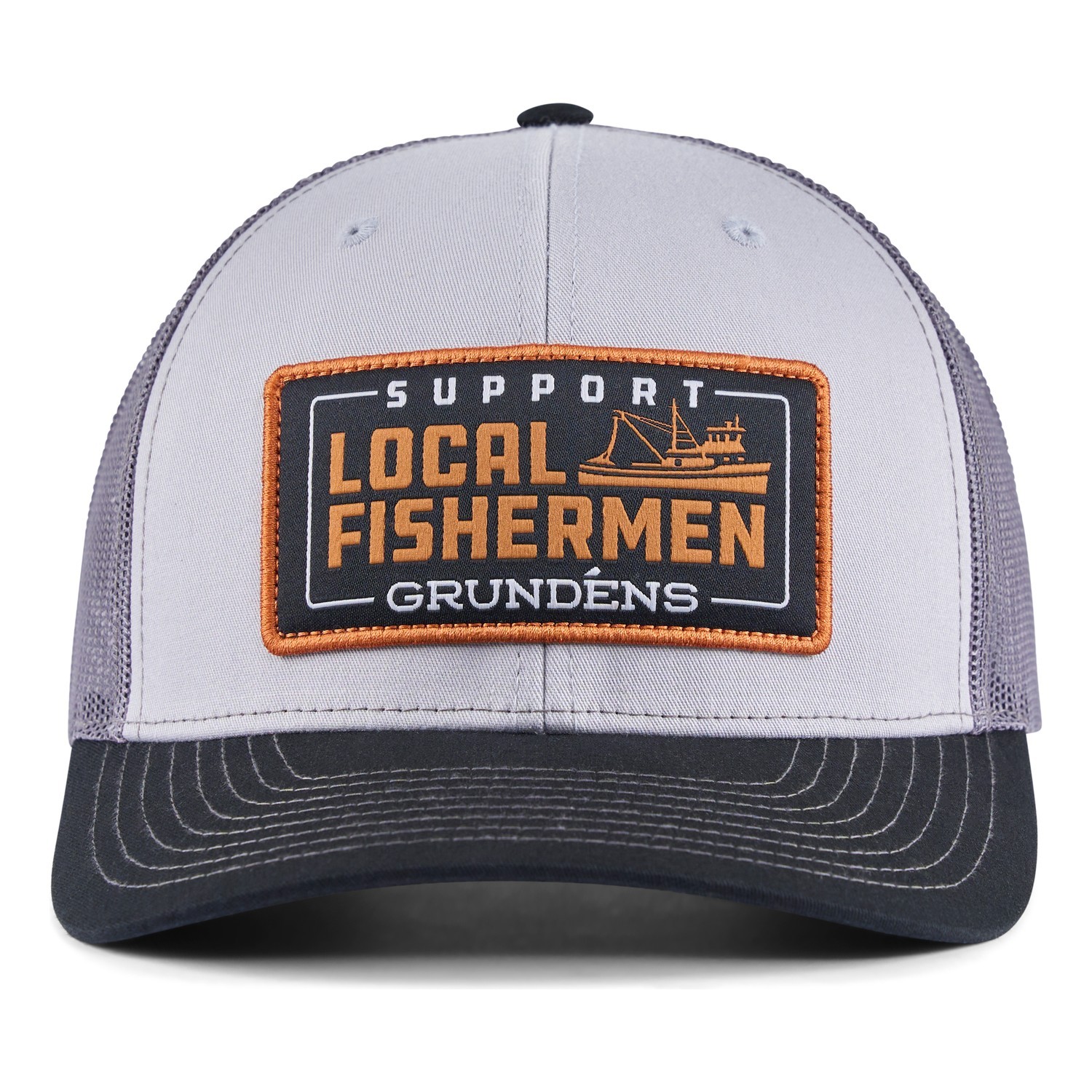 Grundéns Support Local Trucker Black i gruppen Kläder & Skor / Kepsar & Huvudbonader / Kepsar / Truckerkepsar hos Fishline (50560-001-0001)