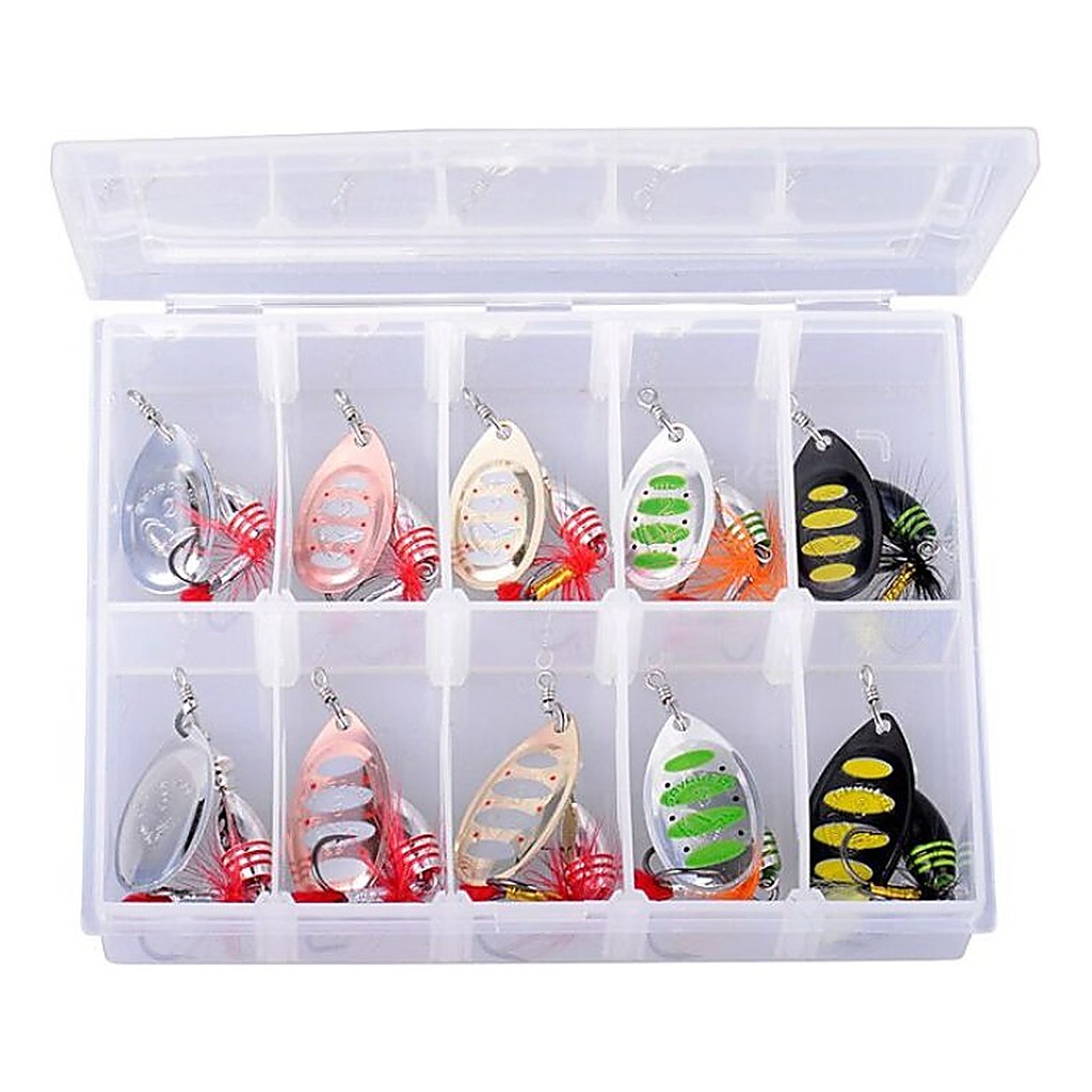 Savage Gear Rotex Spinner kit3 #2 & #3 10-pack i gruppen Fiskedrag / Spinnare / Inlinespinnare hos Fishline (50724)