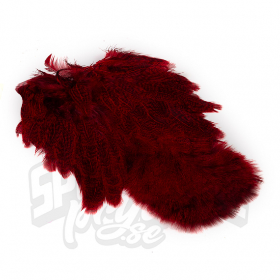 Whiting Coq De Leon Hen SH/C Speckled dyed Red i gruppen Krok & Småplock / Flugbindning / Flugbindningsmaterial / Fjädrar & Nackar / Hackel hos Fishline (52803652)