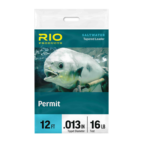 Rio Permit Leader 12ft i gruppen Krok & Småplock / Tafsar & Tafsmaterial / Färdiga Tafsar / Taperade Flugfisketafsar hos Fishline (6-24725r)