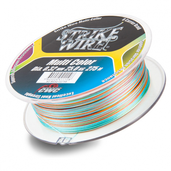 Strike Wire Multi Color X8 - 275m i gruppen Fiskelinor / Flätlinor & Superlinor hos Fishline (60-M041-02756r)