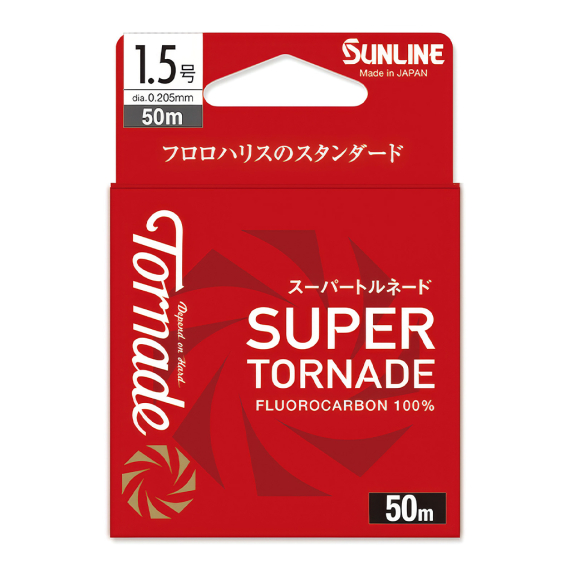 Sunline Super Tornade Clear 50m i gruppen Fiskelinor / Fluorocarbonlinor hos Fishline (60075550r)