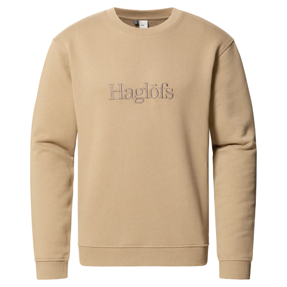 Haglöfs Crewneck Men Oak Brown i gruppen Kläder & Skor / Kläder / Tröjor / Sweatshirts hos Fishline (6076575SA015r)