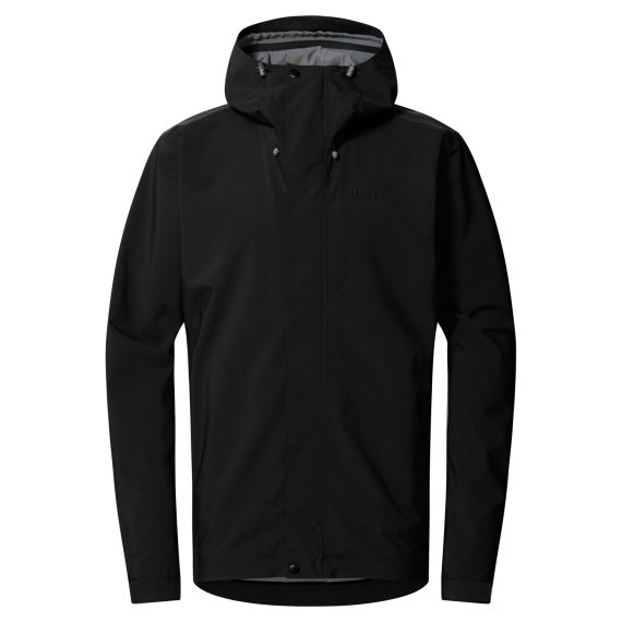 Haglöfs Breeze Proof Jacket Men True Black i gruppen Kläder & Skor / Kläder / Jackor / Regnjackor hos Fishline (6076802C5015r)