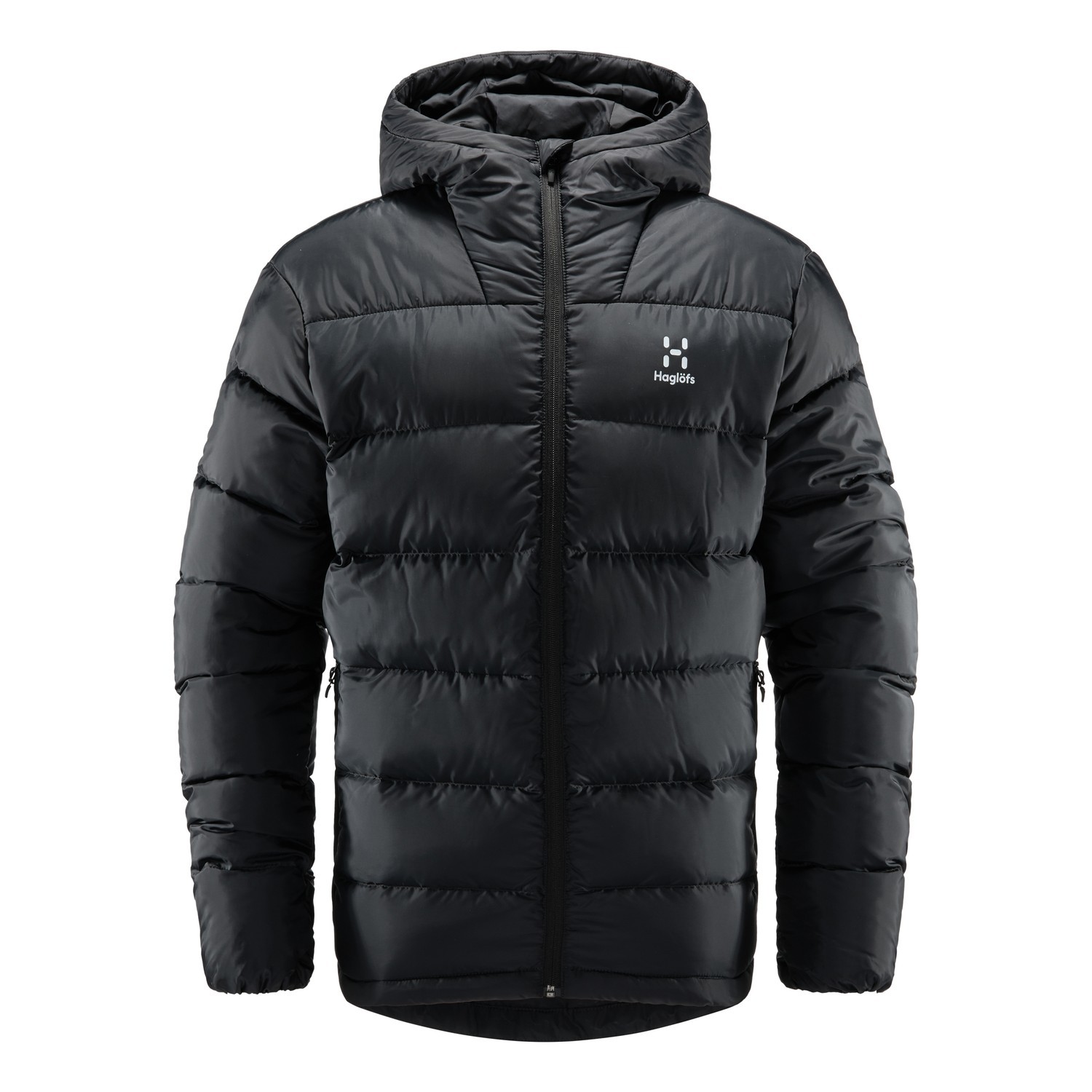Haglöfs Bield Down II Hood Men True Black i gruppen Kläder & Skor / Kläder / Jackor / Vinterjackor hos Fishline (6082562C5015r)