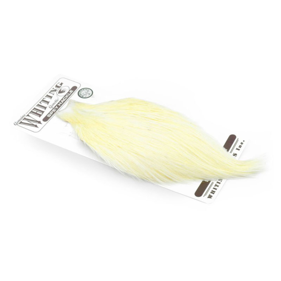 Whiting Spey Hackle Cape Silver - White i gruppen Krok & Småplock / Flugbindning / Flugbindningsmaterial / Fjädrar & Nackar / Nackar & Sadlar hos Fishline (61201002)