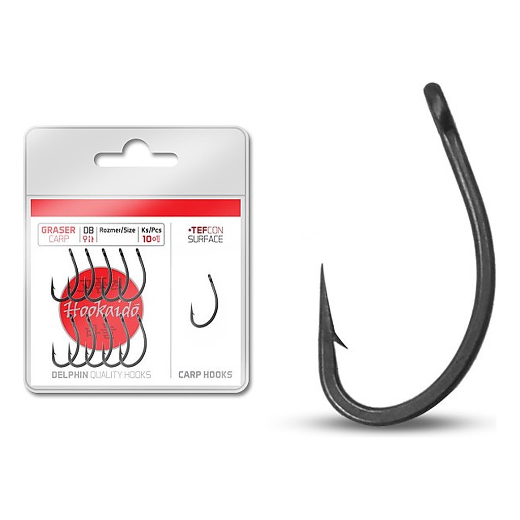 Delphin Hooks HKD Graser Tefcon 10+1-pack i gruppen Krok & Småplock / Krok / Specimenkrok hos Fishline (622715004r)