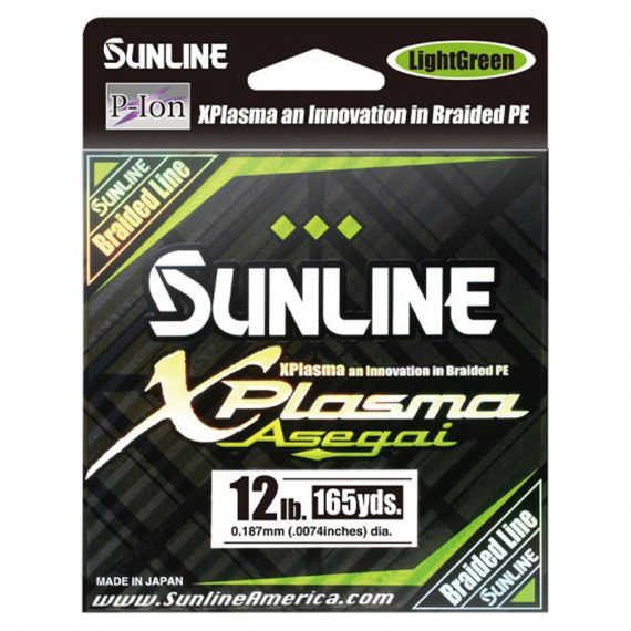 Sunline XPlasma Asegai 150m Light Green i gruppen Fiskelinor / Flätlinor & Superlinor hos Fishline (63043520r)