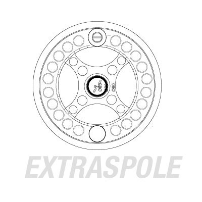 Sage Arbor XL Extraspole Frost i gruppen Fiskemetoder / Flugfiske / Flugfiskerullar & Extraspolar / Extraspolar hos Fishline (6400S45602r)