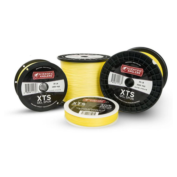 SA XTS Gel Spun Backing Yellow i gruppen Fiskelinor / Flugfiskelinor / Backing hos Fishline (673137r)