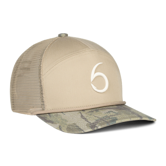 6th Sense The Seven SC - Stictched 6 Beige i gruppen Kläder & Skor / Kepsar & Huvudbonader / Kepsar / Snapbackkepsar hos Fishline (6HAT-601)