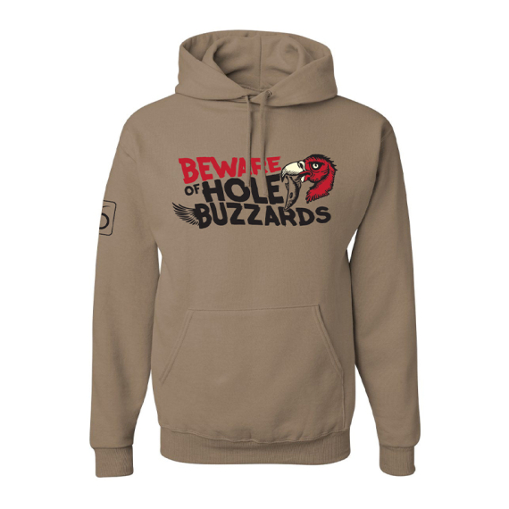 6th Sense Beware of Hole Buzzards Hoodie i gruppen Kläder & Skor / Kläder / Tröjor / Hoodies hos Fishline (6HOOD06-SMr)