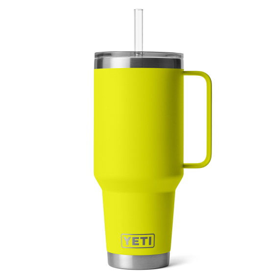 Yeti Rambler 42 Oz Straw Mug - Firefly Yellow i gruppen Outdoor / Friluftskök & Redskap / Termosar / Termosmuggar hos Fishline (70000004055)