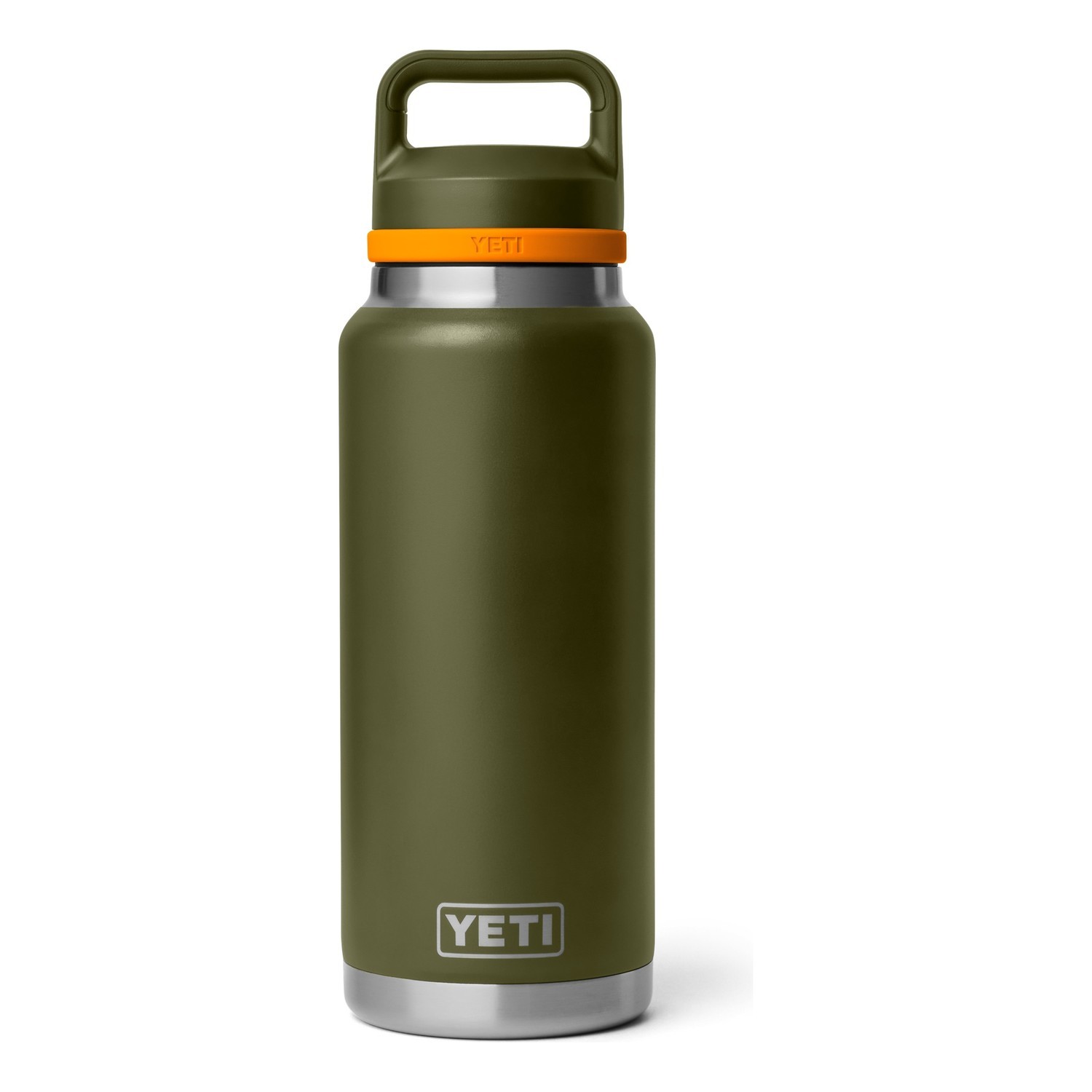 Yeti Rambler 36 Oz C Bottle Chug - Olive/King Crab Orange i gruppen Outdoor / Friluftskök & Redskap / Termosar / Termos hos Fishline (70000007118)