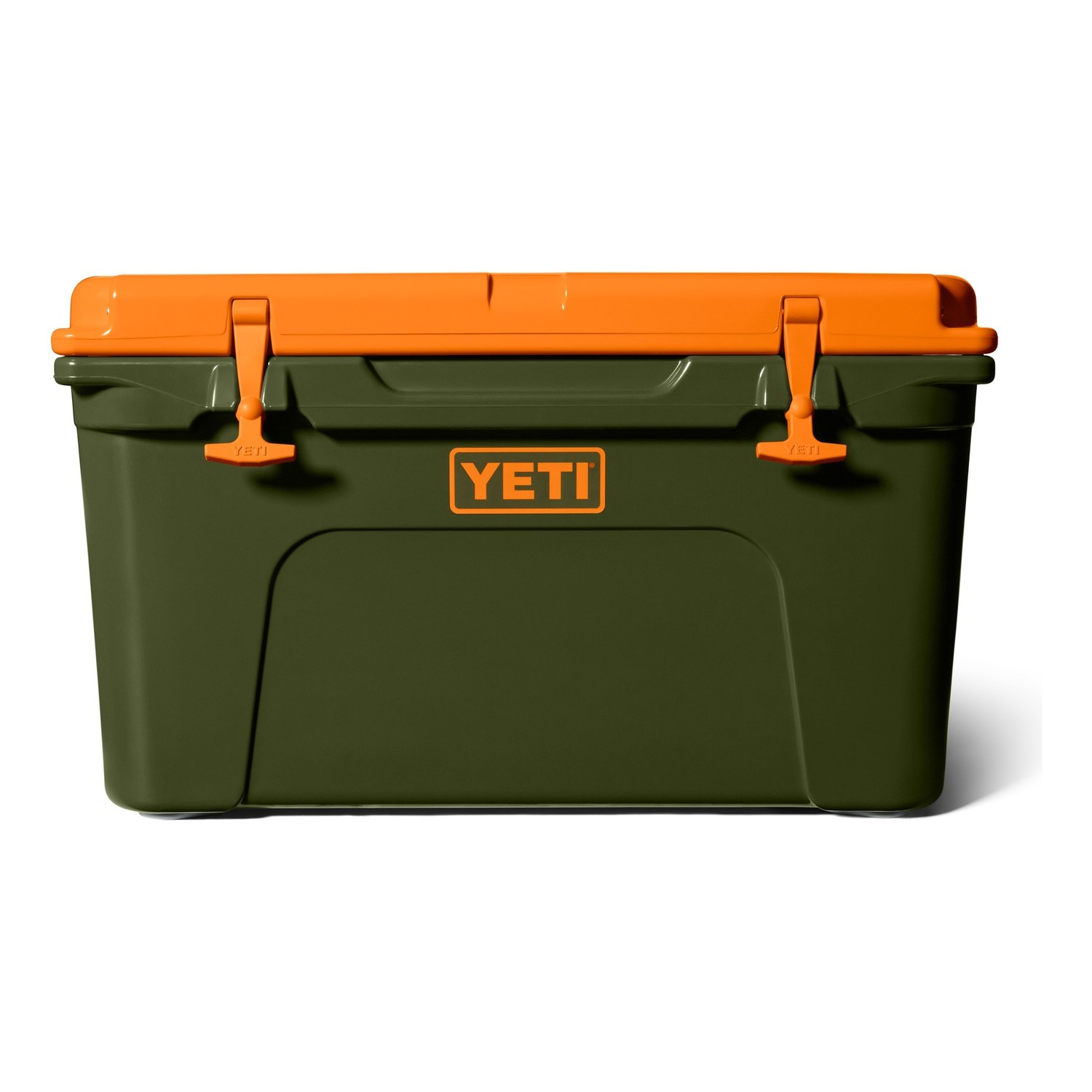 Yeti Tundra 45 - Olive/King Crab Orange i gruppen Förvaring / Kylväskor & Kylboxar / Kylboxar hos Fishline (70000007197)