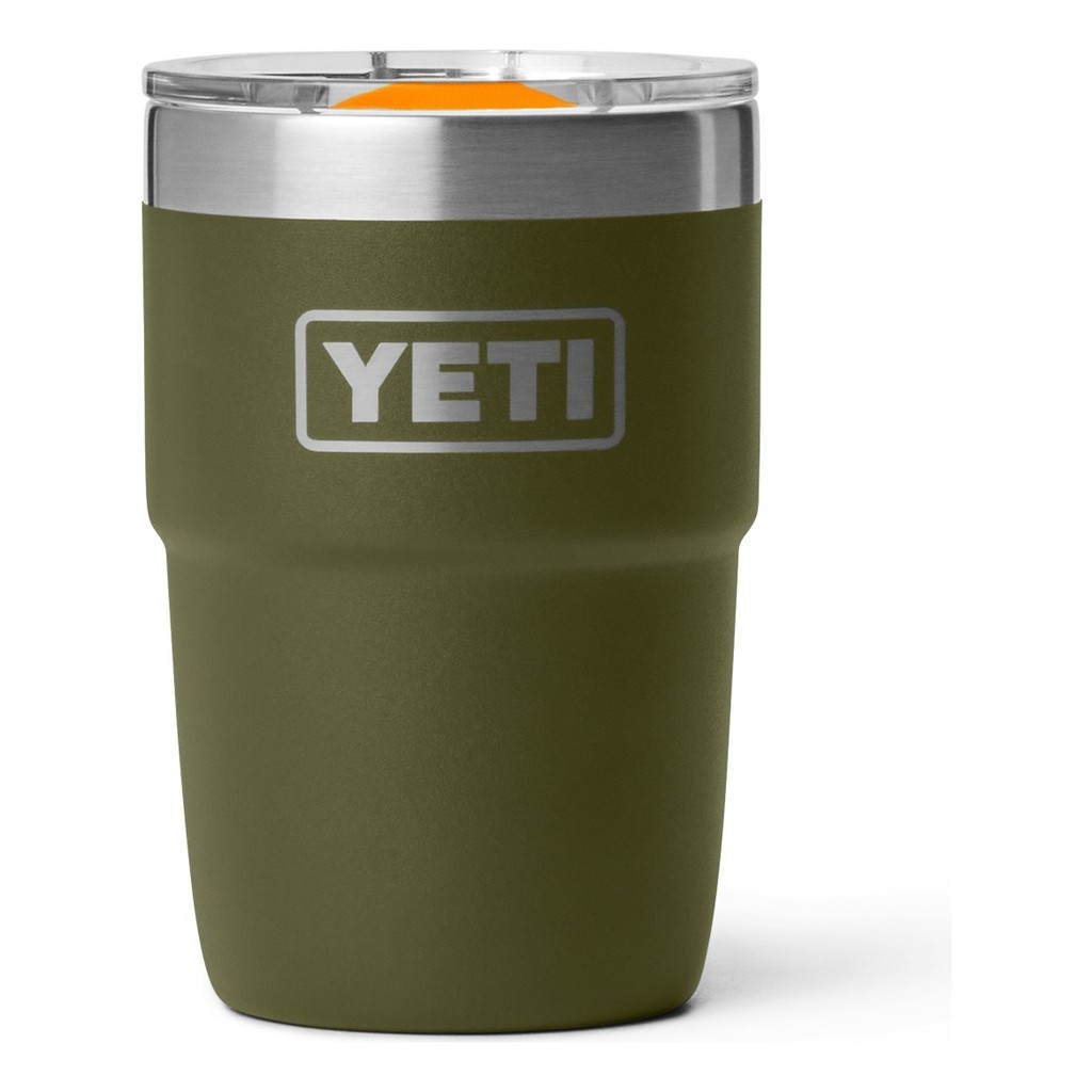 Yeti Rambler 8 Oz Cl Cup Ms - Olive/King Crab Orange i gruppen Outdoor / Friluftskök & Redskap / Termosar / Termosmuggar hos Fishline (70000007249)