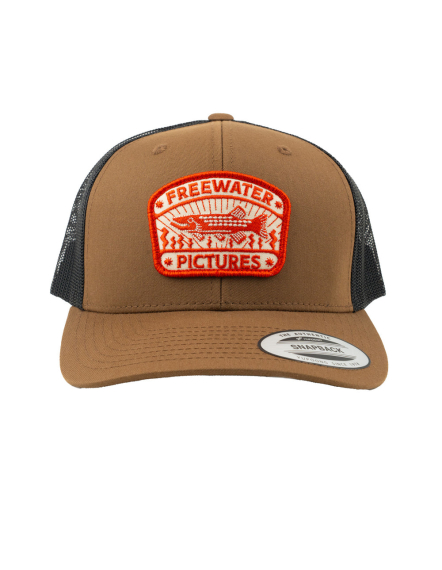 Freewater Pictures Inca Pike Trucker Cap - Brown/Black i gruppen Kläder & Skor / Kepsar & Huvudbonader / Kepsar / Truckerkepsar hos Fishline (7350139701785)