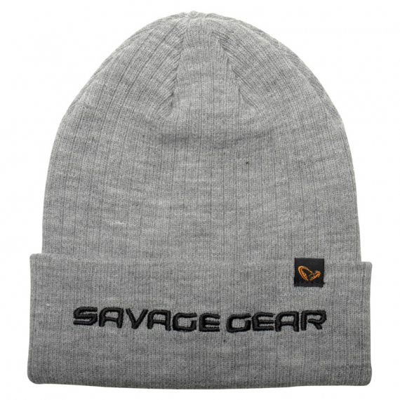 Savage Gear Fold-Up Beanie, Light Grey Melange i gruppen Kläder & Skor / Kepsar & Huvudbonader / Mössor hos Fishline (73741)