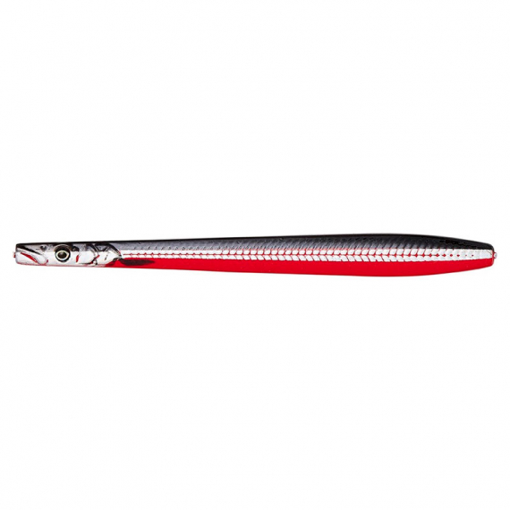Savage Gear Line Thru Sandeel Nail 10cm 16g - Black Red i gruppen Fiskedrag / Havsöringsdrag & Kustwobblers / Kustwobblers hos Fishline (74167)