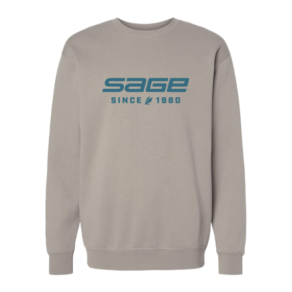Sage Since 1980 Crew Cement i gruppen Kläder & Skor / Kläder / Tröjor / Sweatshirts hos Fishline (7469-02r)