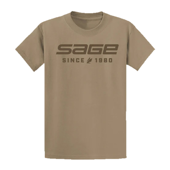 Sage Since 1980 T-shirt Sand i gruppen Kläder & Skor / Kläder / T-shirts hos Fishline (7474-02r)