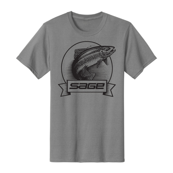 Sage Heritage T-shirt Grey i gruppen Kläder & Skor / Kläder / T-shirts hos Fishline (7476-02r)