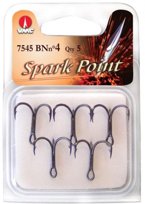VMC 7545BN Spark Point Strl 2 5-pack i gruppen Krok & Småplock / Krok hos Fishline (7545BN2)