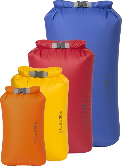 Exped Fold Drybag 4-Pack XS-L i gruppen Förvaring / Vattentäta Väskor hos Fishline (7640171994147EANr)