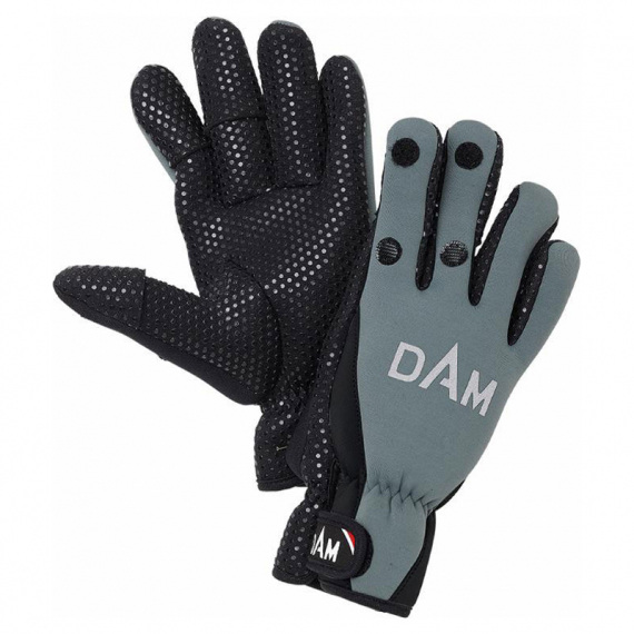DAM Neoprene Fighter Glove, Black/Grey i gruppen Kläder & Skor / Kläder / Handskar & Vantar hos Fishline (76514r)
