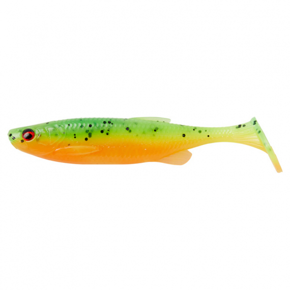 Savage Gear Fat Minnow T-Tail 10,5cm, 11g (5-pack) Firecracker i gruppen Fiskedrag / Jiggar & Gummibeten / Abborrjiggar & Gösjiggar hos Fishline (76996)