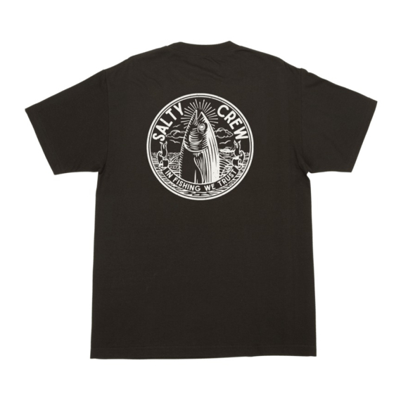 Salty Crew In Fishing We Trust S/S Tee Black i gruppen Kläder & Skor / Kläder / T-shirts hos Fishline (804046400066r)