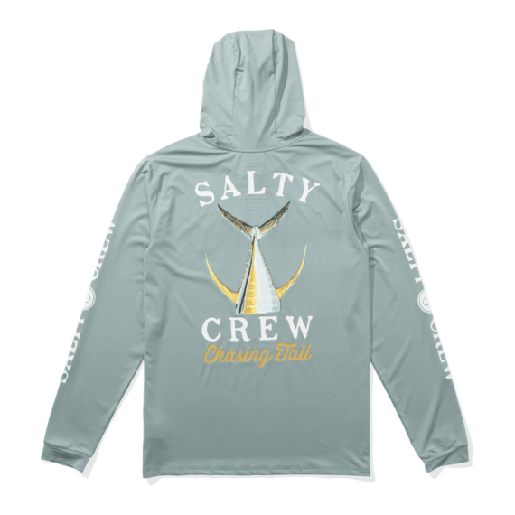 Salty Crew Tailed Hood Sunshirt Mackerel i gruppen Kläder & Skor / UV-kläder hos Fishline (804046512974r)