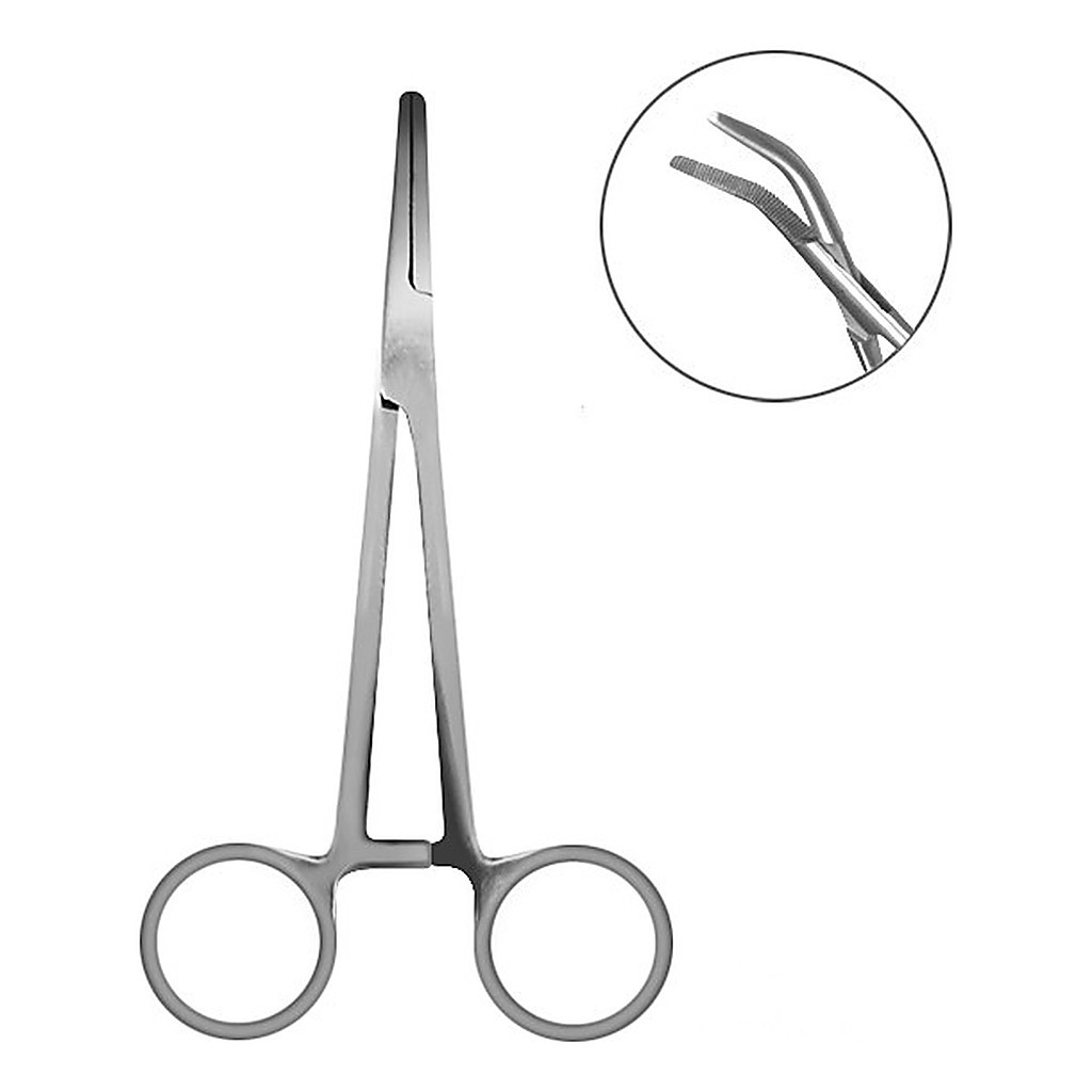 Delphin Curved Forceps - 15 cm i gruppen Verktyg & Tillbehör / Tänger & Saxar / Peanger hos Fishline (830921015)