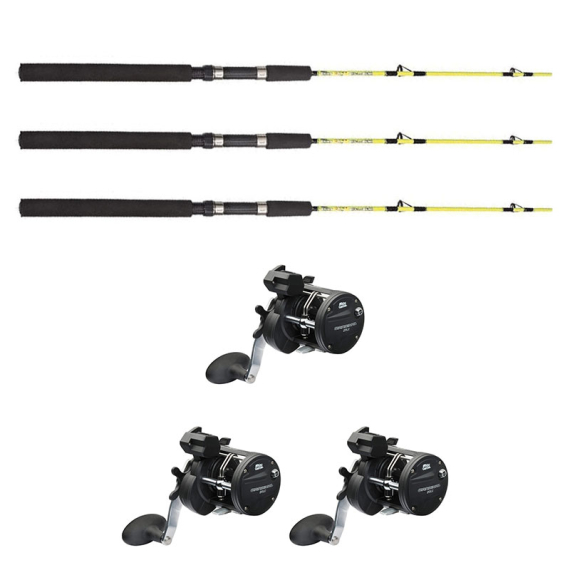 Abu Garcia Cardinal Trolling 20LC/Fladen Ice Pike 130cm Combo Höger 3-Pack i gruppen Fiskemetoder / Vinterfiske / Isfiskeset / Ismeteset hos Fishline (84-130Y3pcs-set)