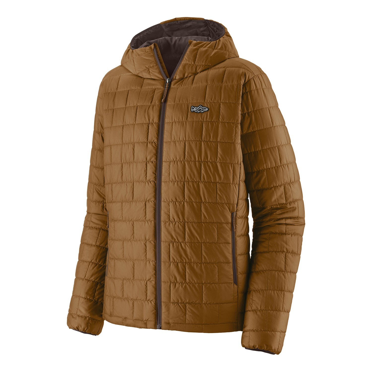 Patagonia M\'s Nano Puff Fitz Roy Trout Hoody WLFB i gruppen Kläder & Skor / Kläder / Jackor / Dun & Syntetfoderjackor hos Fishline (84456-WLFB-XXLr)