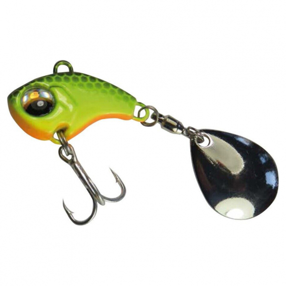 Behr Rotation Jig Spin 20g - Green/Orange/Hexagons i gruppen Fiskedrag / Spinnare / Spin Tails hos Fishline (8491404)