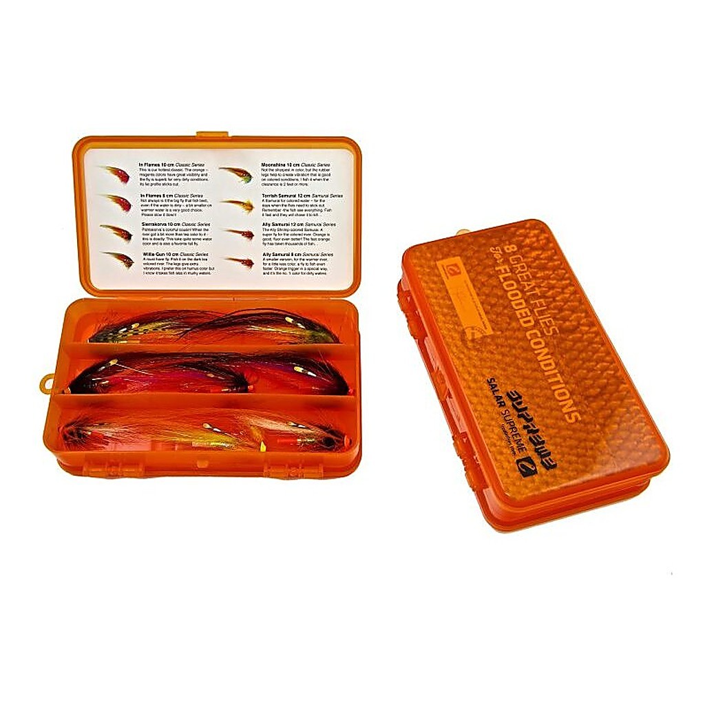 Frödin 8 Great Flies For Flooded Conditions i gruppen Fiskedrag / Flugor / Laxflugor hos Fishline (8GF-1FC)