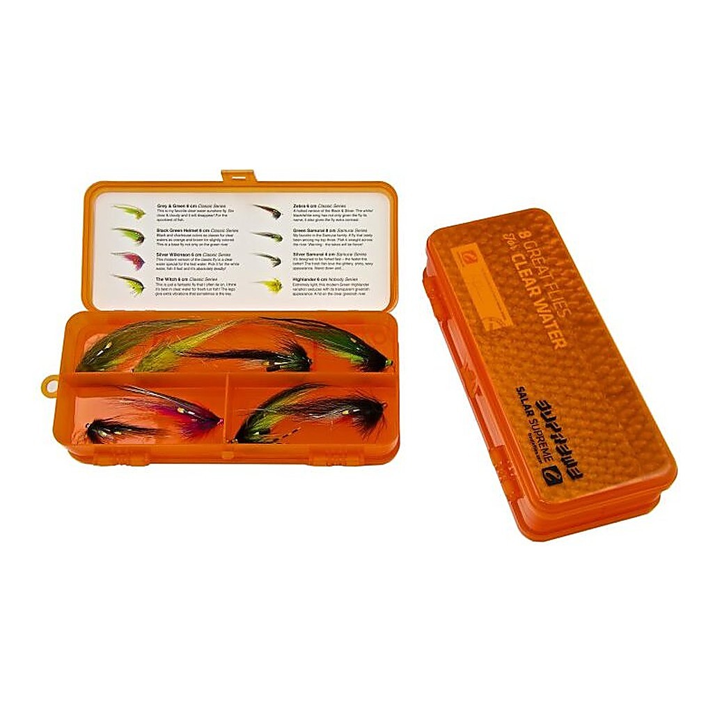 Frödin 8 Great Flies For Clear Water i gruppen Fiskedrag / Flugor hos Fishline (8GF-4CW)