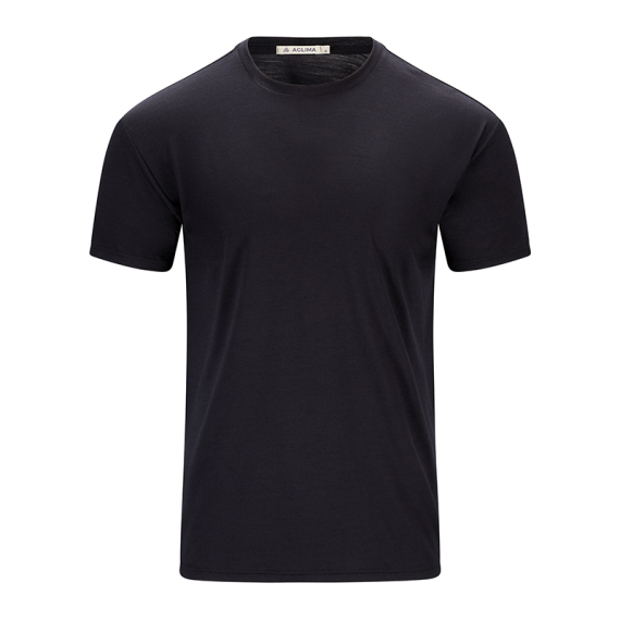 Aclima LightWool 140 Classic Tee M\'s Jet Black i gruppen Kläder & Skor / Kläder / T-shirts hos Fishline (90-107171r)