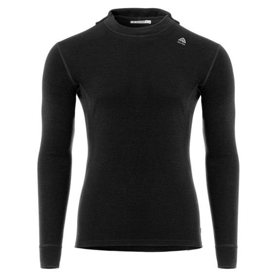 Aclima WarmWool Hoodsweater V2 M\'s Jet Black i gruppen Kläder & Skor / Kläder / Underställ & Underkläder / Underställströjor hos Fishline (90-108778r)