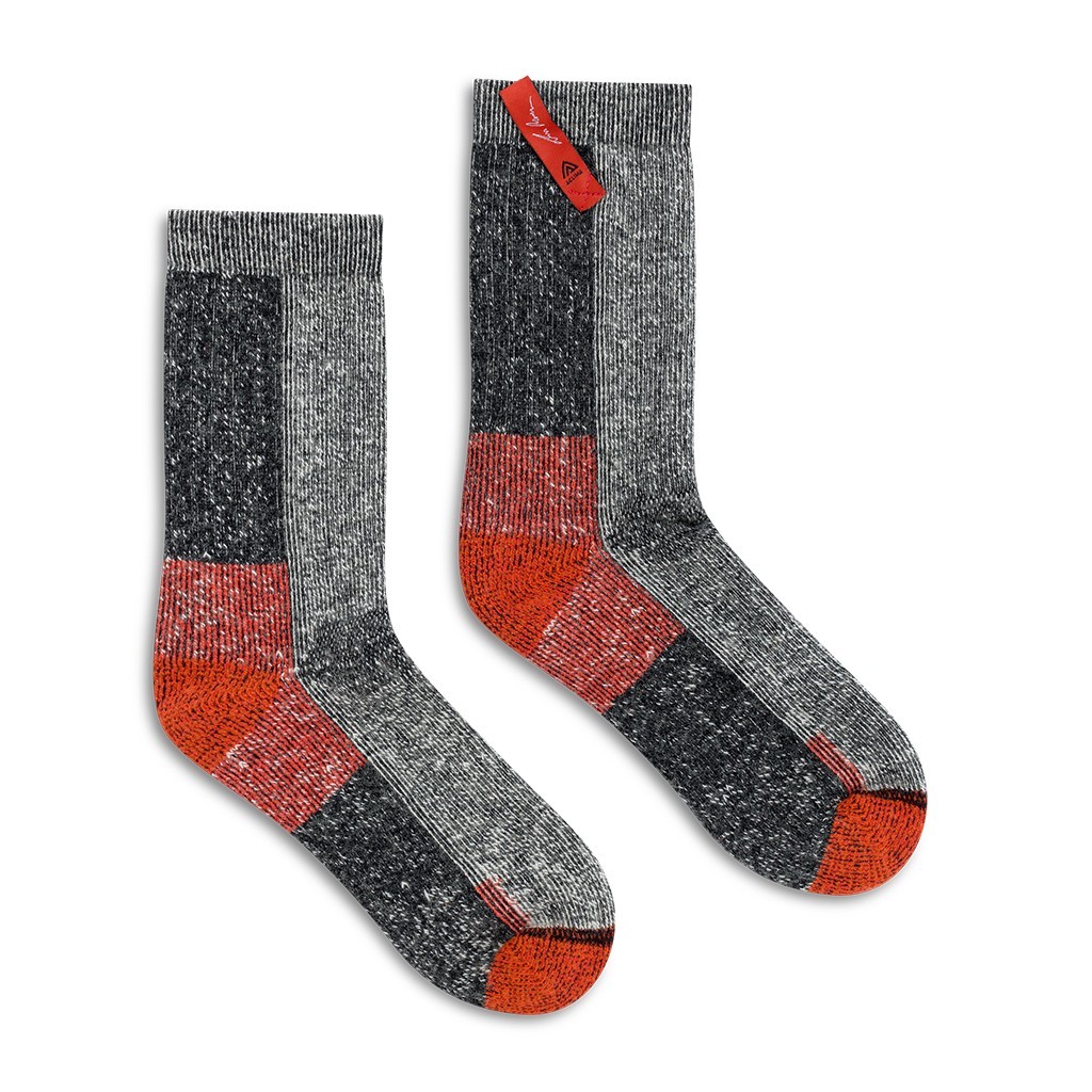 Aclima HotWool Lars Monsen Socks Grey Melange i gruppen Kläder & Skor / Kläder / Underställ & Underkläder / Strumpor hos Fishline (90-112220r)