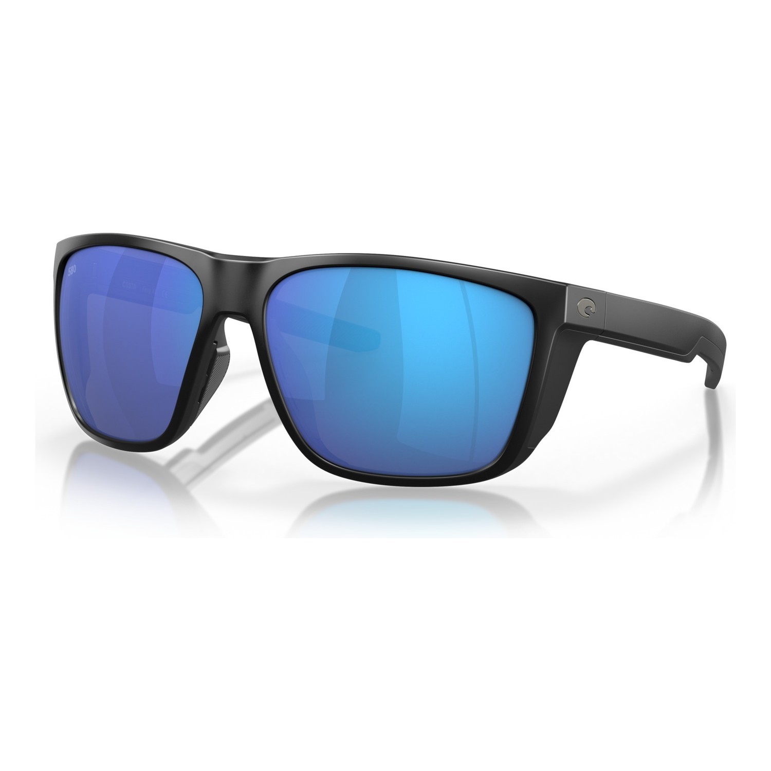 Costa Ferg XL-11 Matte Black-Blue Mirror 580G i gruppen Kläder & Skor / Solglasögon / Polariserade Solglasögon hos Fishline (90120162)