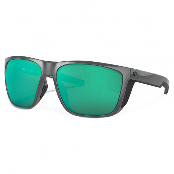 Costa Ferg XL Shiny Gray - Green Mirror 580G i gruppen Kläder & Skor / Solglasögon / Polariserade Solglasögon hos Fishline (90120962)